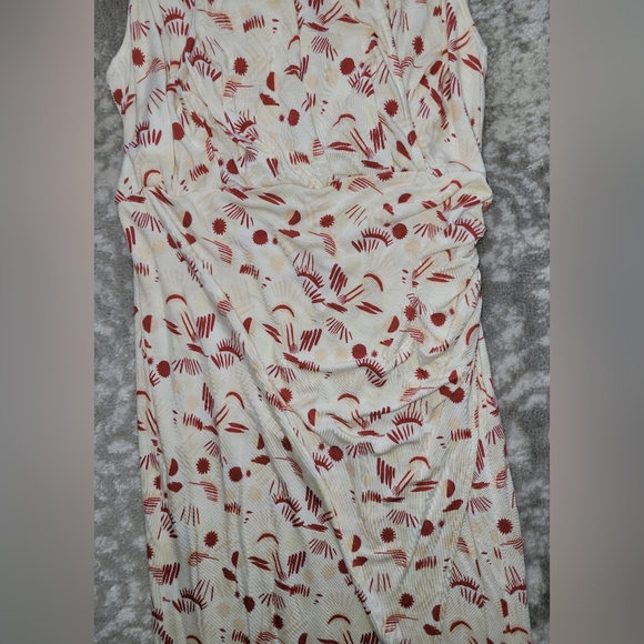 Free People Daria Ivory Floral Print Halter Maxi Dress Size XS - Picture 6 of 14